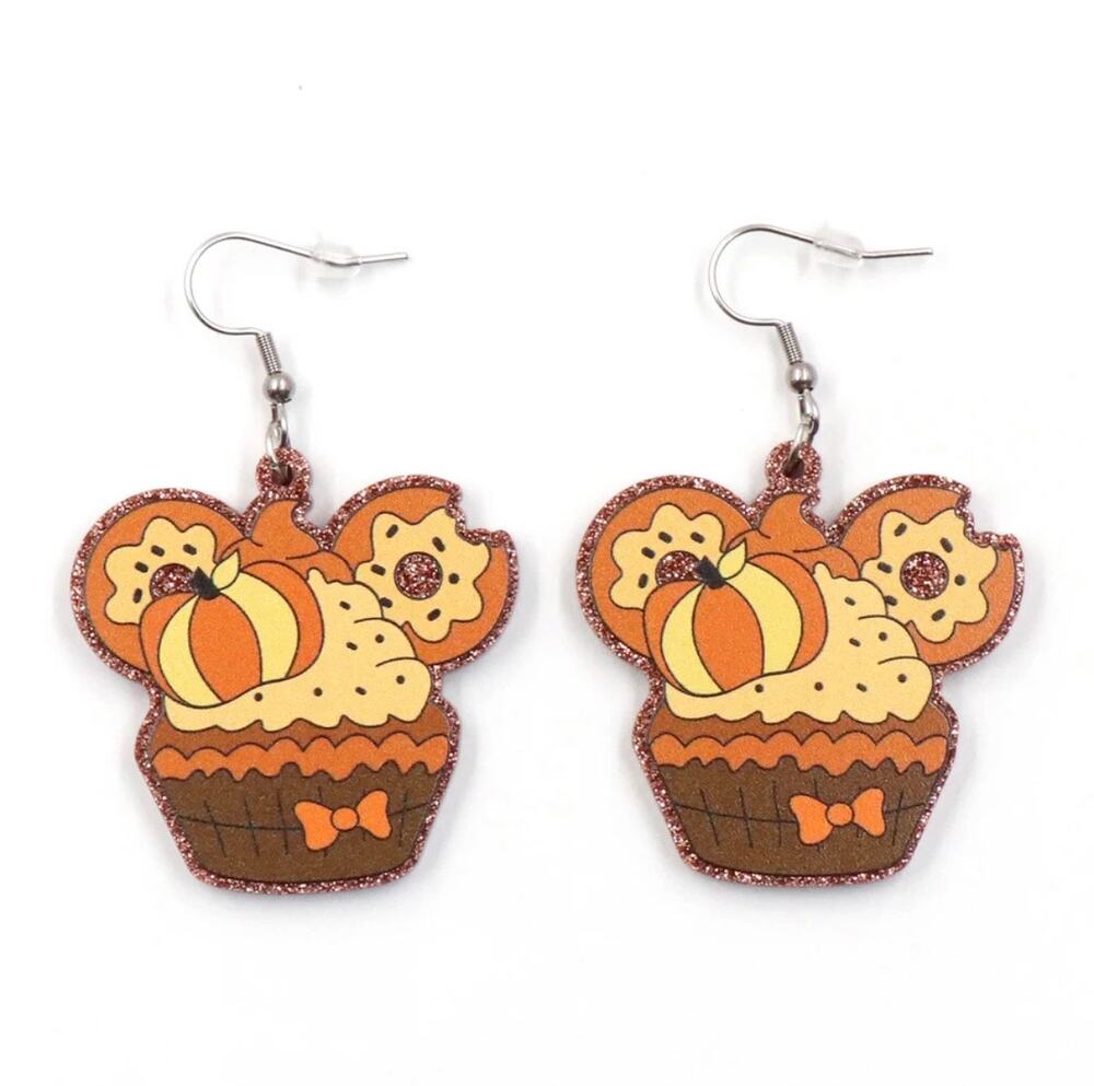Fall Cake Mouse Earrings